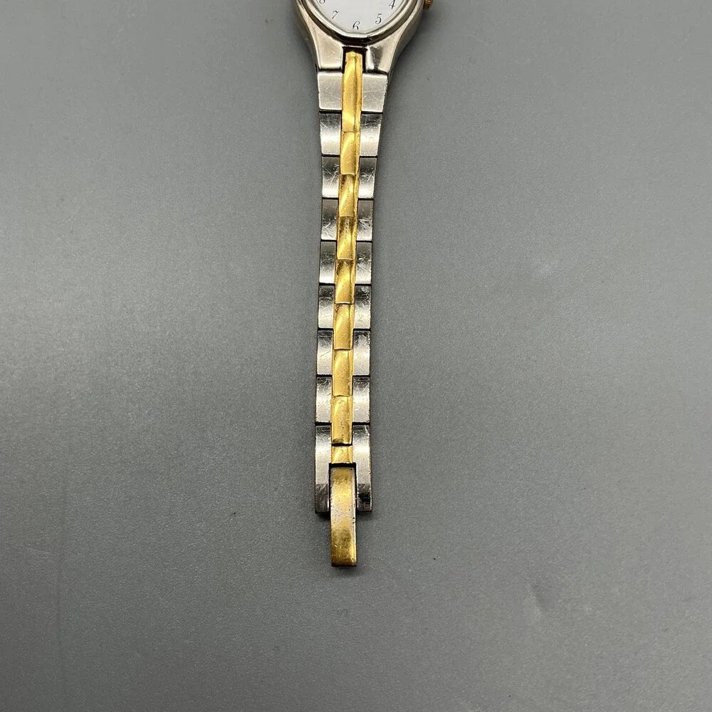 Pulsar 1N01-X098 Womens Watch 17mm Two Tone Bracelet New Battery 5.75